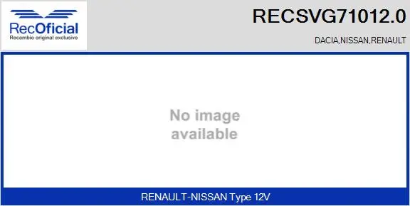 EGR Valve (RECSVG71012.0)