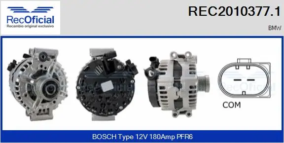 Alternator (REC2010377.1)