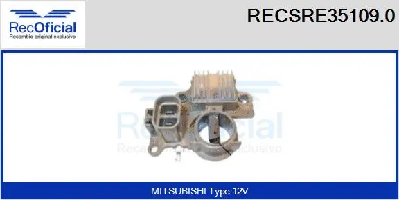 Alternator Regulator (RECSRE35109.0)