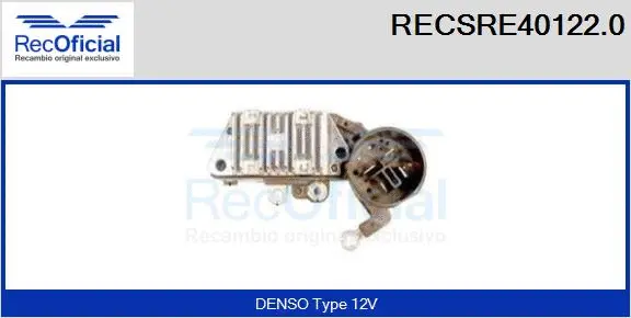 Alternator Regulator (RECSRE40122.0)