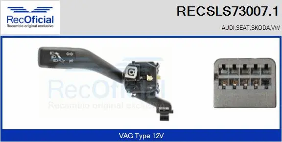 Steering Column Switch (RECSLS73007.1)