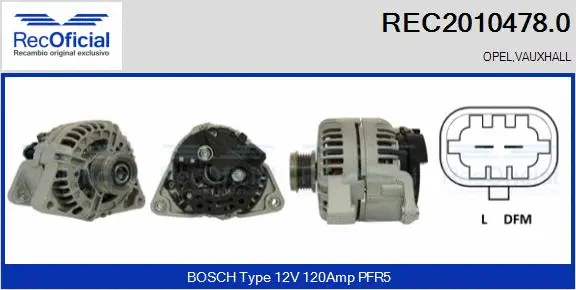 Alternator (REC2010478.0)