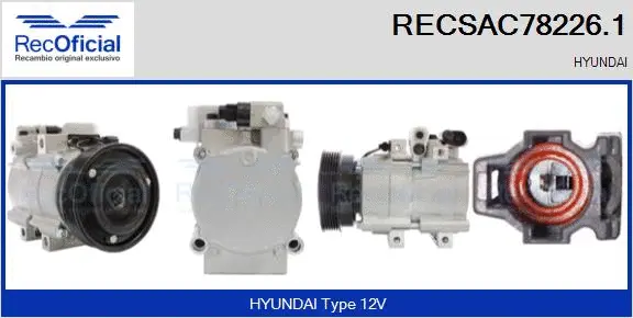 Compressor, air conditioning (RECSAC78226.1)