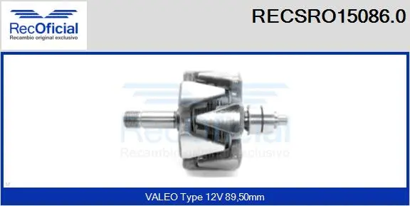 Rotor, alternator (RECSRO15086.0)