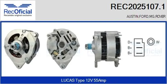 Alternator (REC2025107.1)