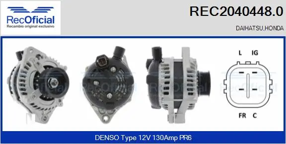 Alternator (REC2040448.0)