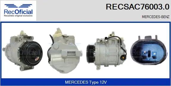 Compressor, air conditioning (RECSAC76003.0)