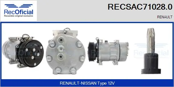 Compressor, air conditioning (RECSAC71028.0)