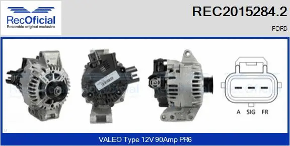 Alternator (REC2015284.2)