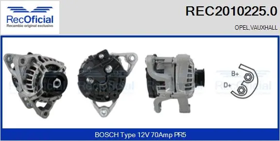Alternator (REC2010225.0)