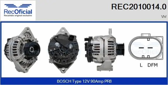 Alternator (REC2010014.0)