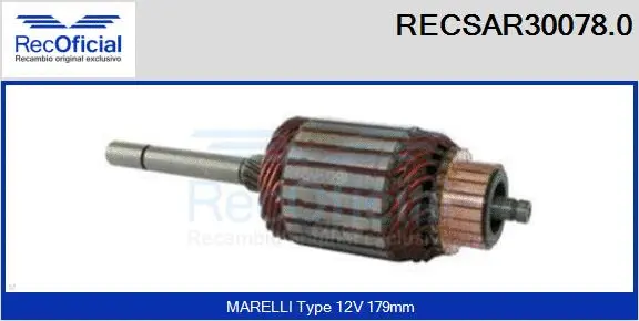 Armature, starter (RECSAR30078.0)