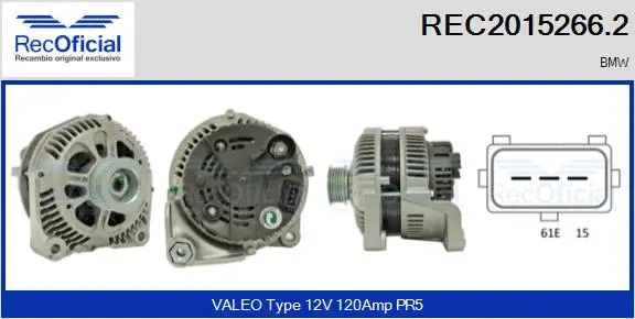 Alternator (REC2015266.2)