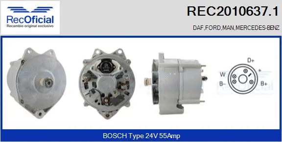 Alternator (REC2010637.1)