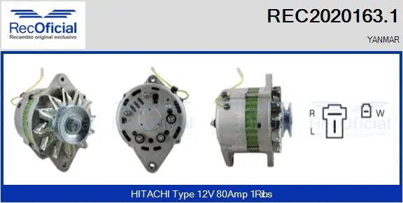 Alternator (REC2020163.1)