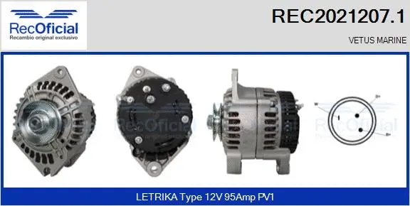 Alternator (REC2021207.1)