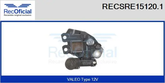 Alternator Regulator (RECSRE15120.1)