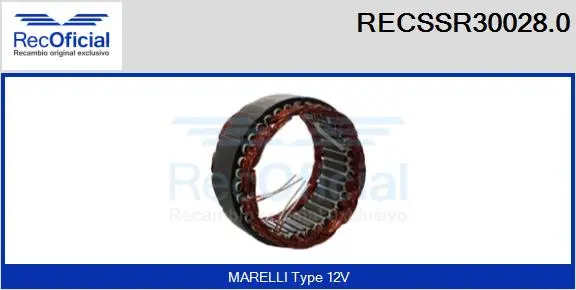 Stator, alternator (RECSSR30028.0)