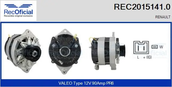 Alternator (REC2015141.0)