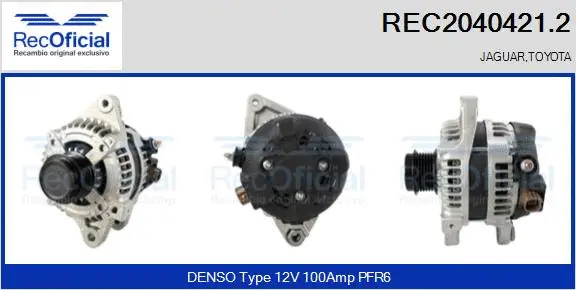 Alternator (REC2040421.2)