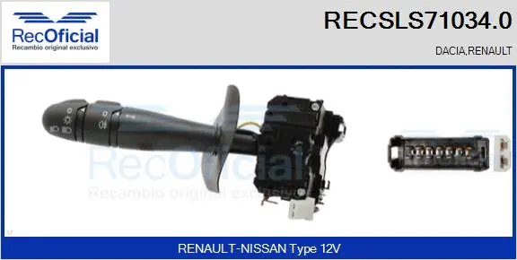 Steering Column Switch (RECSLS71034.0)