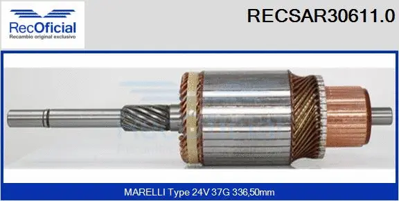 Armature, starter (RECSAR30611.0)