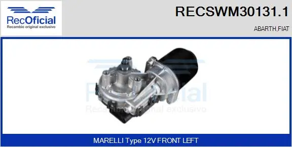 Wiper Motor (RECSWM30131.1)