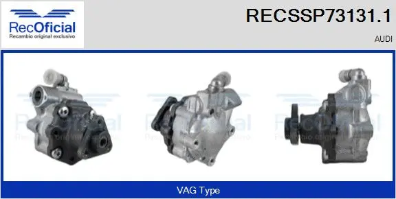 Hydraulic Pump, steering (RECSSP73131.1)