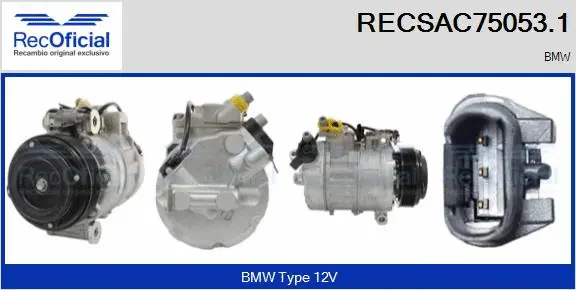 Compressor, air conditioning (RECSAC75053.1)
