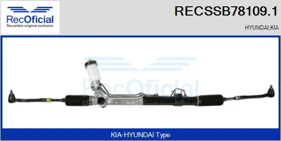 Steering Gear (RECSSB78109.1)