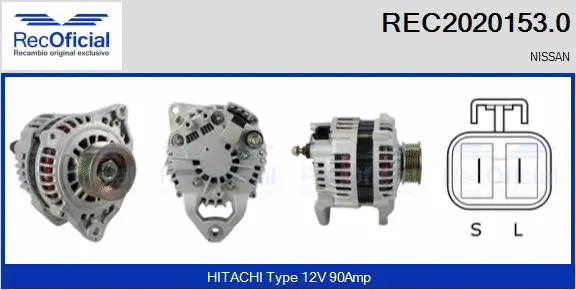 Alternator (REC2020153.0)