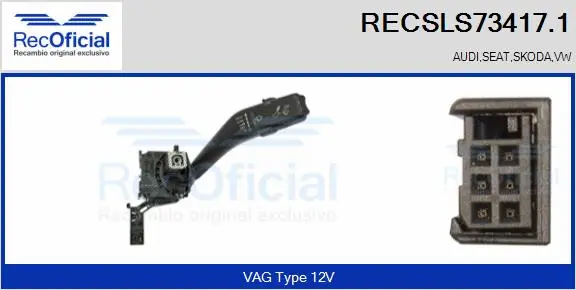 Steering Column Switch (RECSLS73417.1)