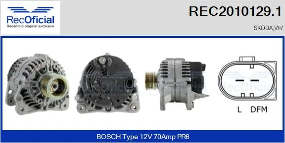 Alternator (REC2010129.1)