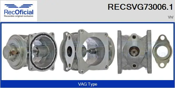 EGR Valve (RECSVG73006.1)