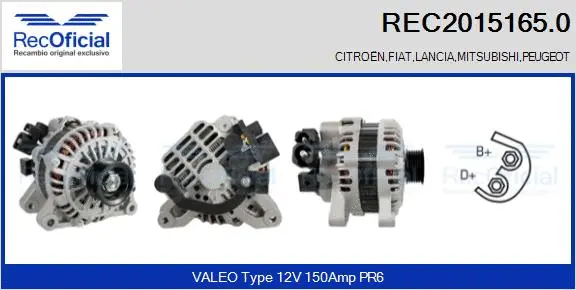 Alternator (REC2015165.0)
