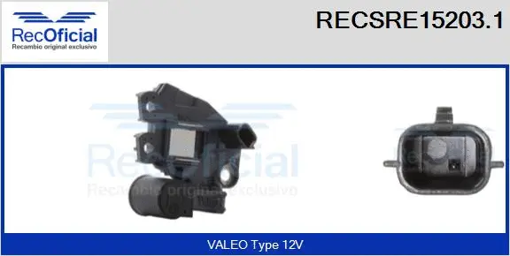 Alternator Regulator (RECSRE15203.1)