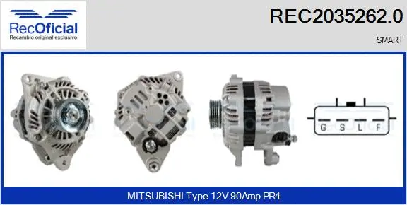 Alternator (REC2035262.0)