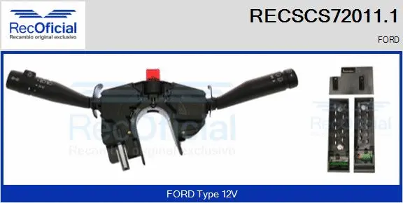 Steering Column Switch (RECSCS72011.1)