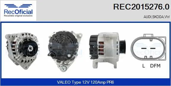 Alternator (REC2015276.0)