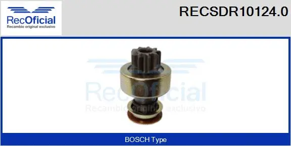 Pinion, starter (RECSDR10124.0)