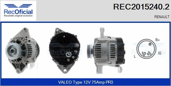 Alternator (REC2015240.2)