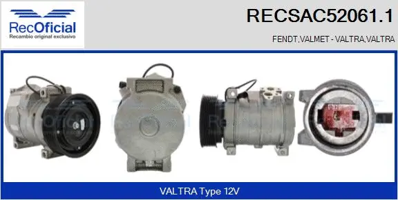 Compressor, air conditioning (RECSAC52061.1)
