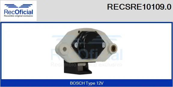 Alternator Regulator (RECSRE10109.0)