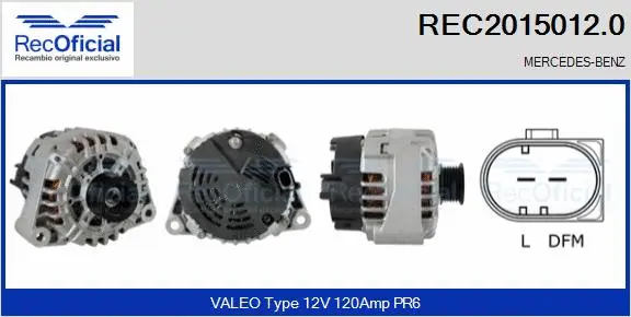 Alternator (REC2015012.0)