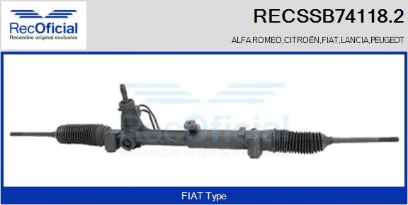 Steering Gear (RECSSB74118.2)