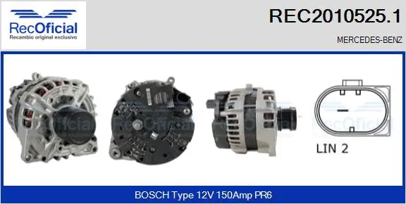 Alternator (REC2010525.1)