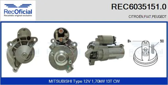 Starter (REC6035151.0)