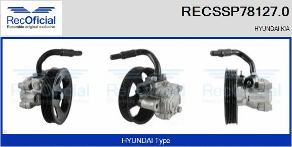 Hydraulic Pump, steering (RECSSP78127.0)