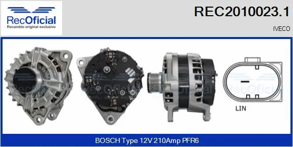 Alternator (REC2010023.1)