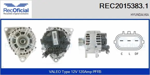 Alternator (REC2015383.1)